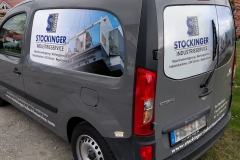 Beschriftung Transporter -  Stockinger Industrieservice GmbH