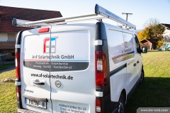 Beschriftung Transporter - A+F Solartechnik GmbH